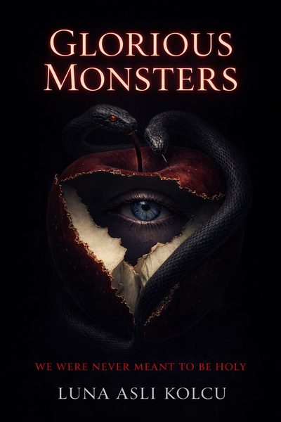 Cover of Glorious Monsters by Luna Asli Kolcu — a dark fiction collection